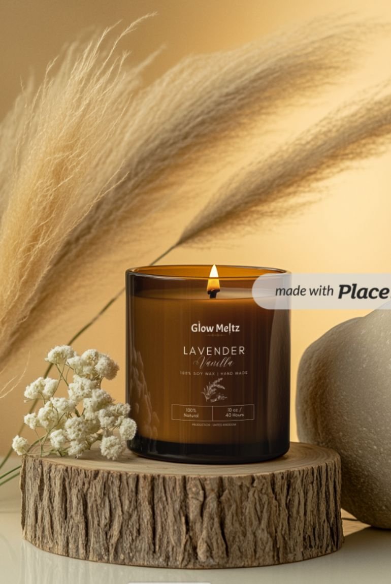 Lavender and Vanilla Candles - Image 3